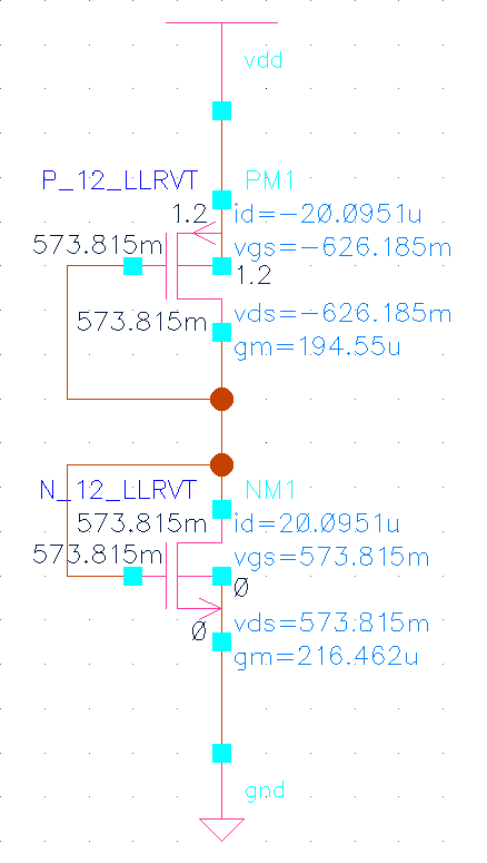 Lower Limit NMOS Schematic