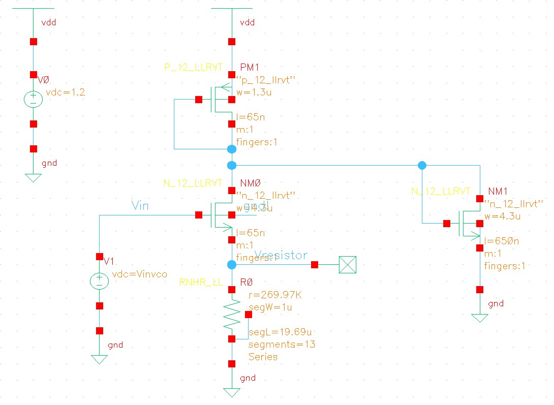 Complete Current generator schematic