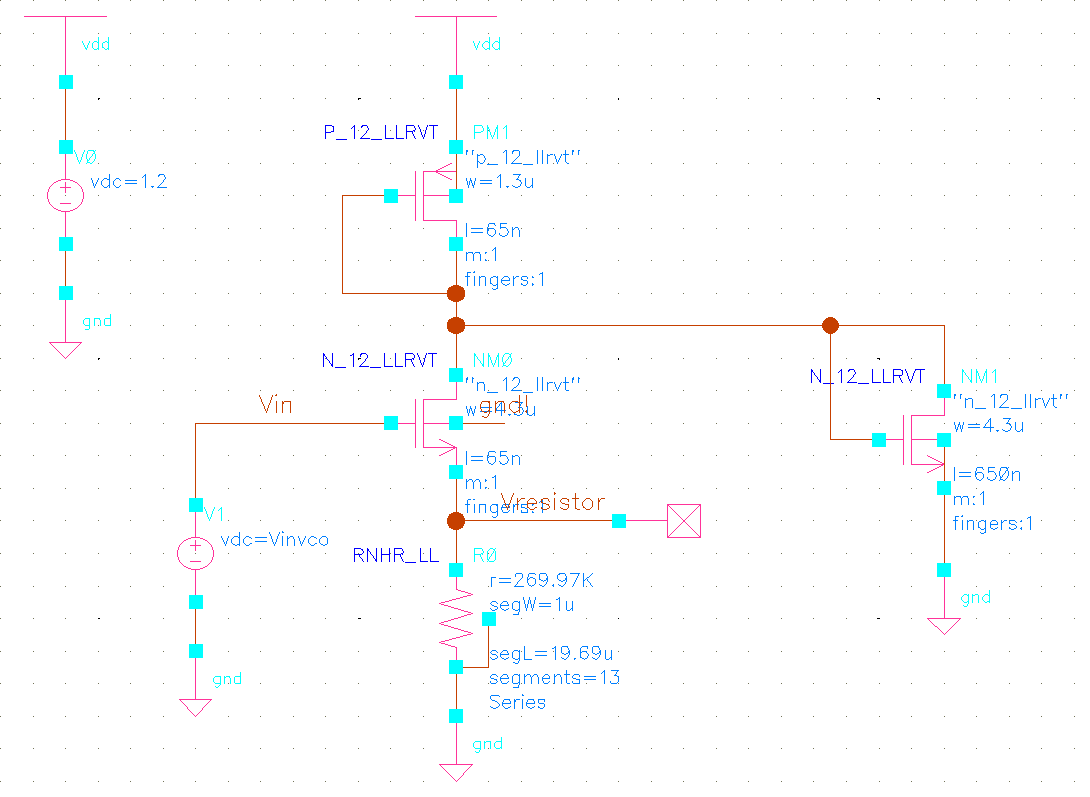 Complete Current generator schematic