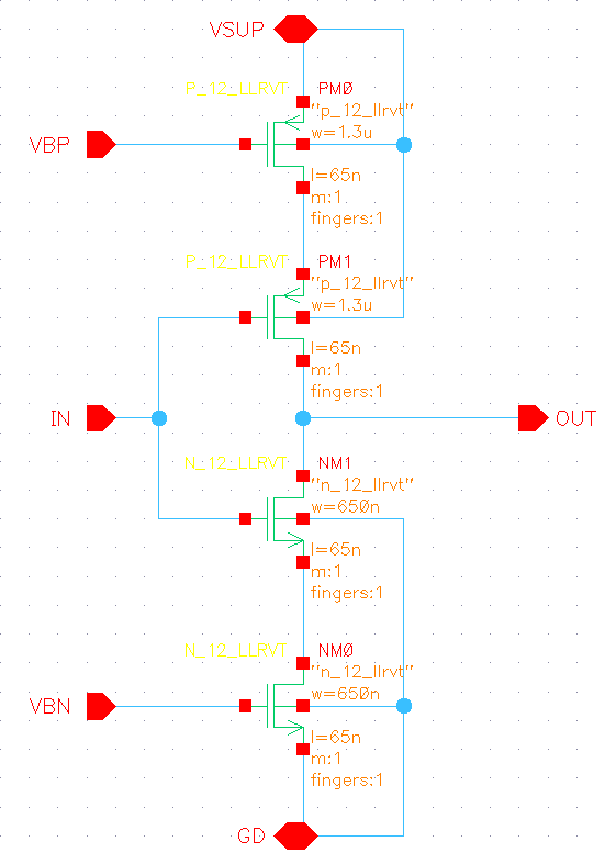 CS Inverter schematic