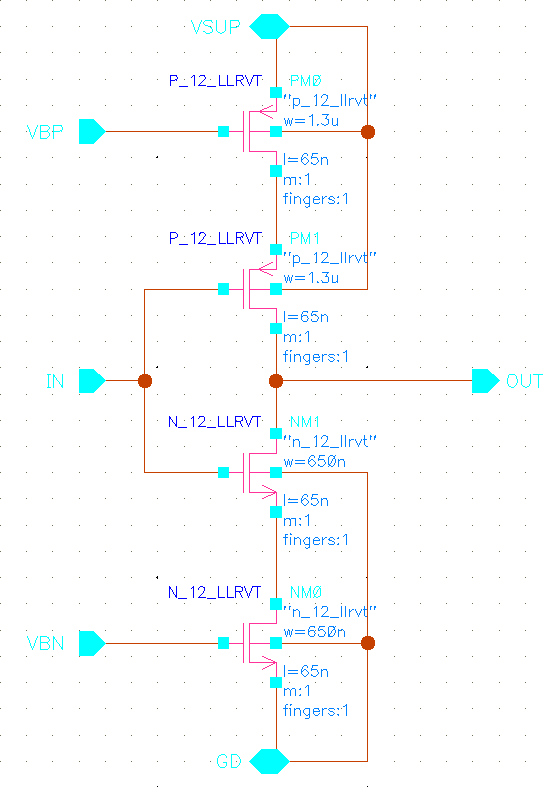 CS Inverter schematic