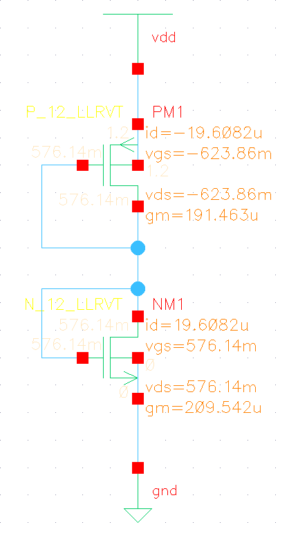 New Lower Limit NMOS Schematic