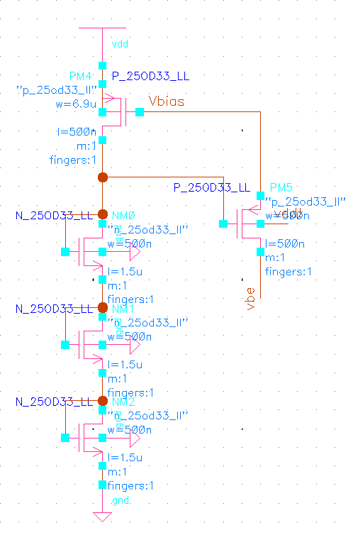 Startup circuit schematic